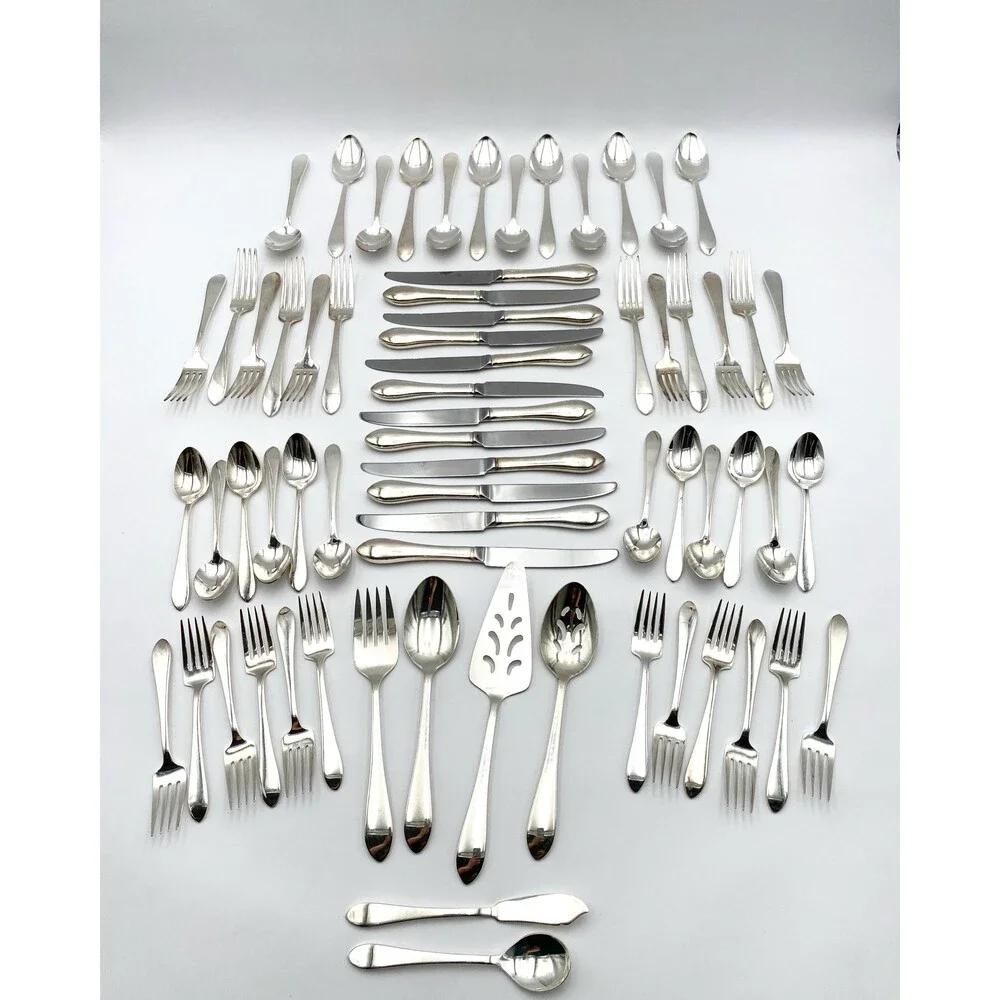 Rogers Bros “Kimberly” EP Silverware, 1847 - Service for 12